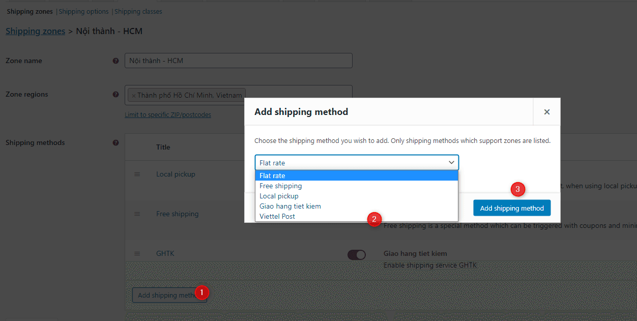 Adding shipping
service